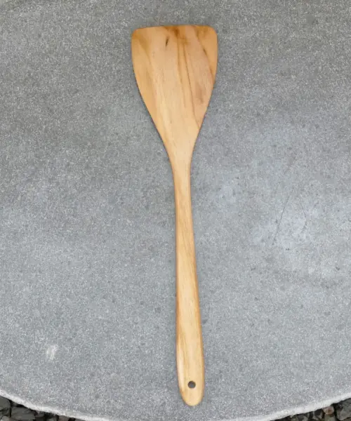 Product image of the product “Wooden spatula, made of teak wood, 30 cm Length ”
